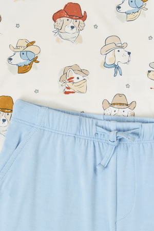 Cow-Dog Polo and Short Set - Altar'd State - 