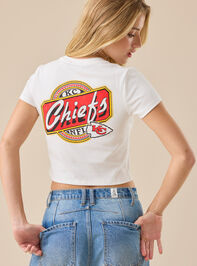 Chiefs Baby Tee Detail 6 - TULLABEE