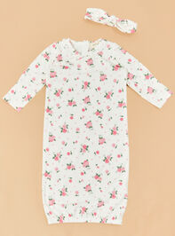 Rosie Rosettes Nightgown with Headband - TULLABEE