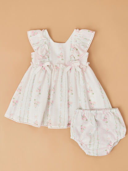 Hattie Flutter Sleeve Dress - TULLABEE