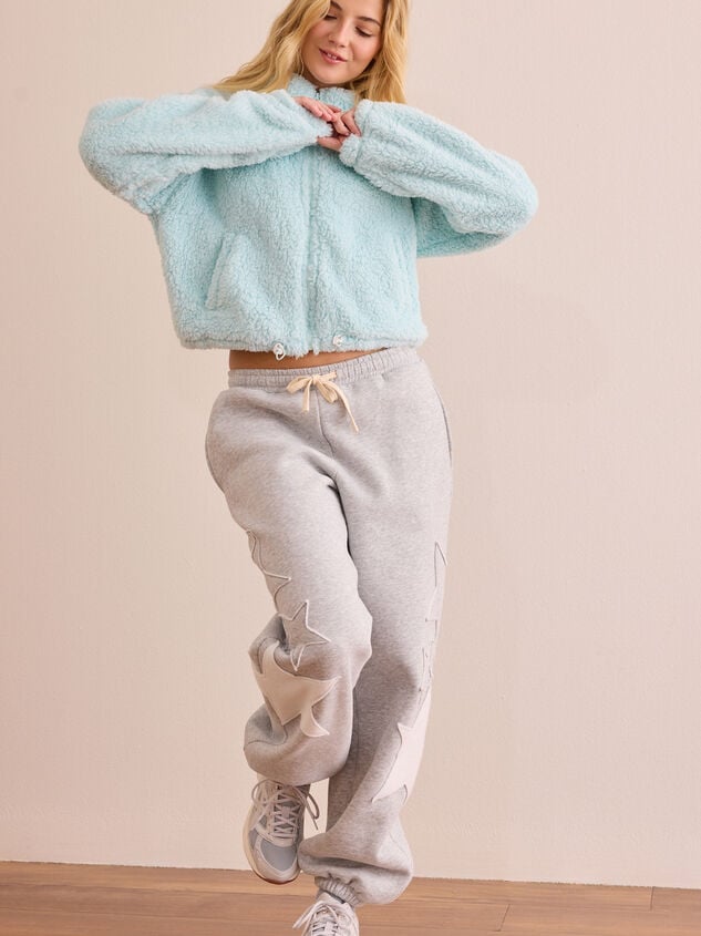 Cloud Cabin Sherpa Full Zip Jacket Detail 2 - TULLABEE