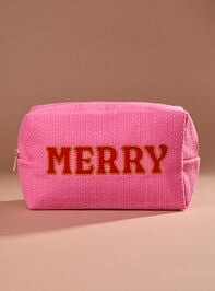 Sequin Merry Makeup Pouch - TULLABEE