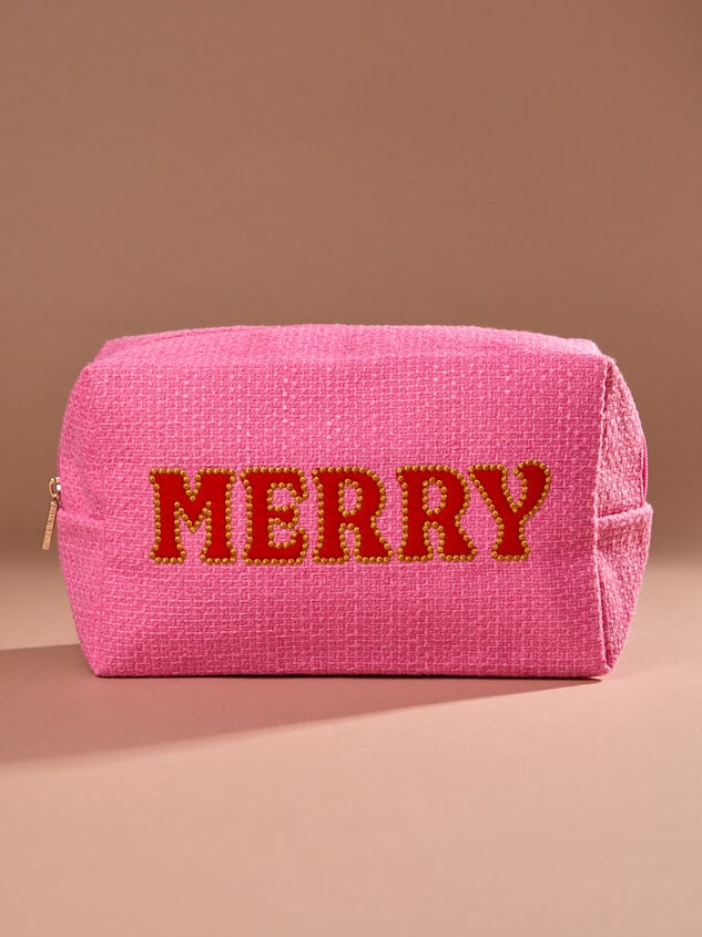 Sequin Merry Makeup Pouch - TULLABEE