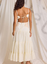 Halston Crochet Maxi Dress Detail 4 - TULLABEE