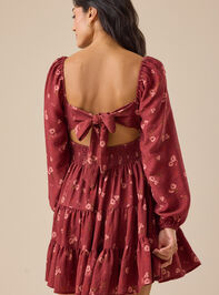 Holly Floral Mini Dress Detail 2 - TULLABEE
