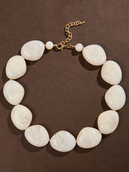 Bliss Chunky Resin Statement Necklace - TULLABEE