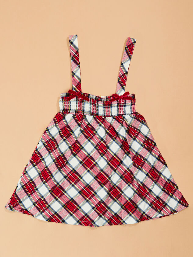 Charlie Baby Plaid Dress Overall with Top Detail 2 - TULLABEE