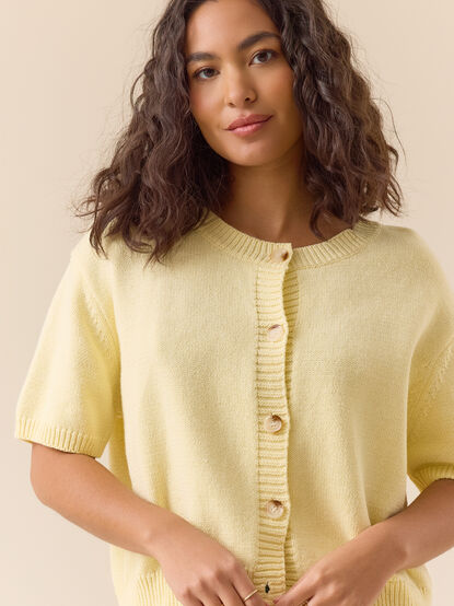 Rosie Short Sleeve Cardigan - TULLABEE