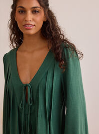 Off-Duty Long Sleeve Romper Detail 2 - TULLABEE