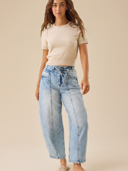 Hailey Crewneck Top - TULLABEE