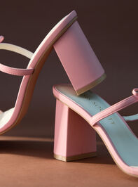 Wendy Double Bow Kitten Heels Detail 2 - TULLABEE