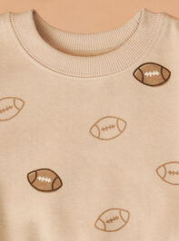Vintage Footballs Bubble by Mud Pie Detail 2 - TULLABEE