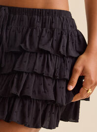 Roma Tiered Mini Skort Detail 3 - TULLABEE