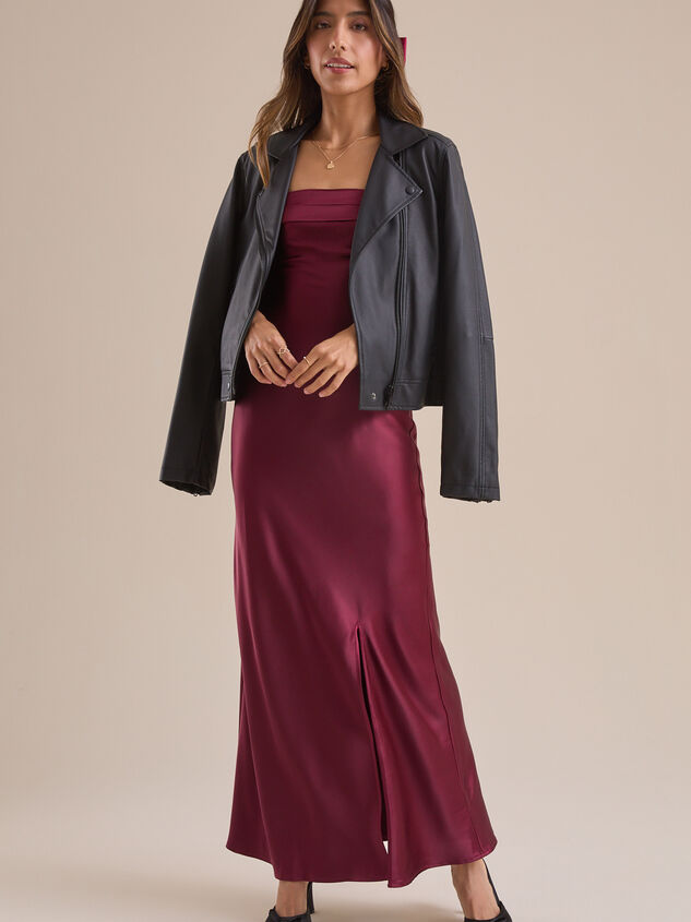 Paityn Strapless Maxi Dress Detail 3 - TULLABEE