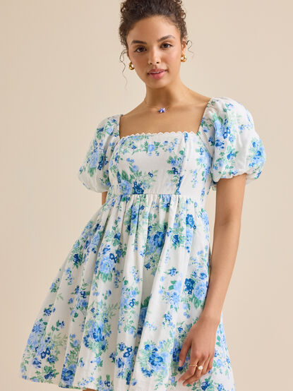 Audra Floral Mini Dress - TULLABEE