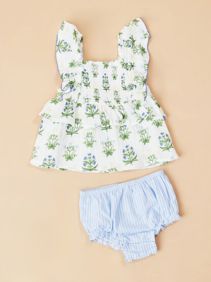Mariella Floral Tank and Bloomer Set by Mudpie - TULLABEE