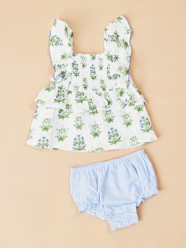 Mariella Floral Tank and Bloomer Set by Mudpie Detail 2 - TULLABEE