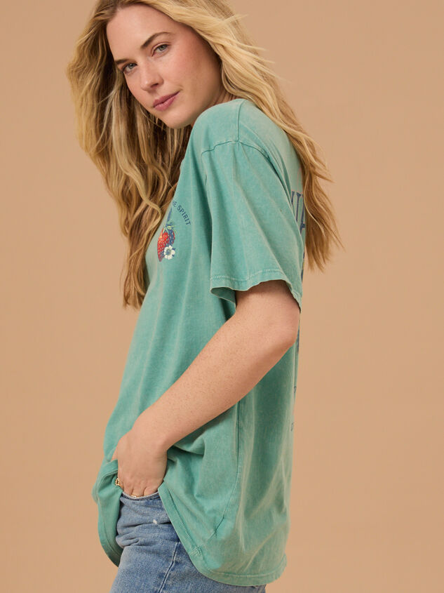 The Fruit of the Spirit Oversized Graphic Tee Detail 3 - TULLABEE
