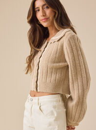 Parker Scalloped Cardigan Detail 4 - TULLABEE